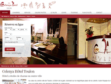 Tablet Screenshot of hotel-celenya-toulon.com